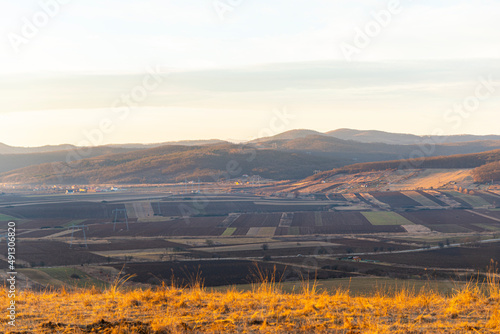 Wallpaper Mural Sunset landscape at the end of winter Torontodigital.ca