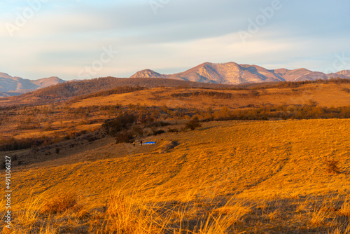 Wallpaper Mural Sunset landscape at the end of winter Torontodigital.ca