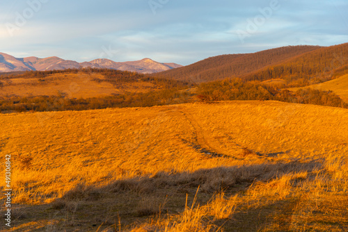 Wallpaper Mural Sunset landscape at the end of winter Torontodigital.ca