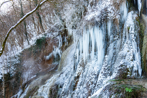 Wallpaper Mural Frozen waterfall in the winter Torontodigital.ca