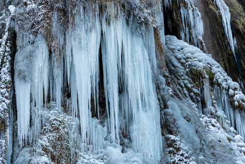 Wallpaper Mural Frozen waterfall in the winter Torontodigital.ca