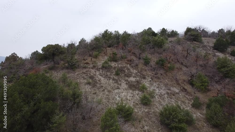 landscape shooting from a drone of mountains and forest. Video from a quadrocopter recreation area for tourists. big woods on hills, shooting from the sky. landscape shooting from a drone of mountains and forest. Video from a quadrocopter recreation area for tourists. big woods on hills, shooting from the sky.