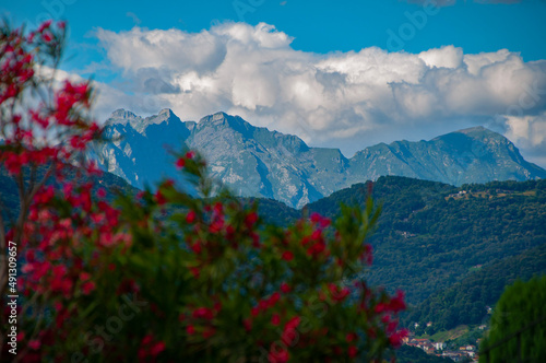 landscape with sky Lugano Switzerland