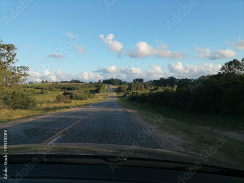 driving on the road