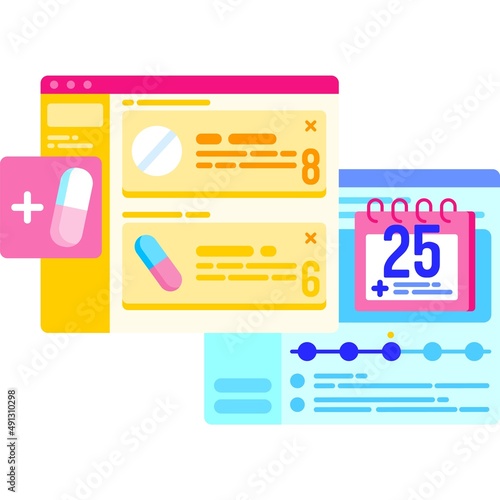 Pills dose take reminder icon create meds regimen