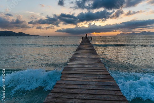 Wallpaper Mural landscape at the sea in Mallorca, Spain Torontodigital.ca