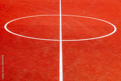  Center Circle Outdoor Basketball Court Football Playground