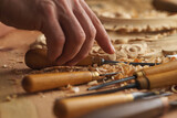 Wood carving tools. Chisels for carving
