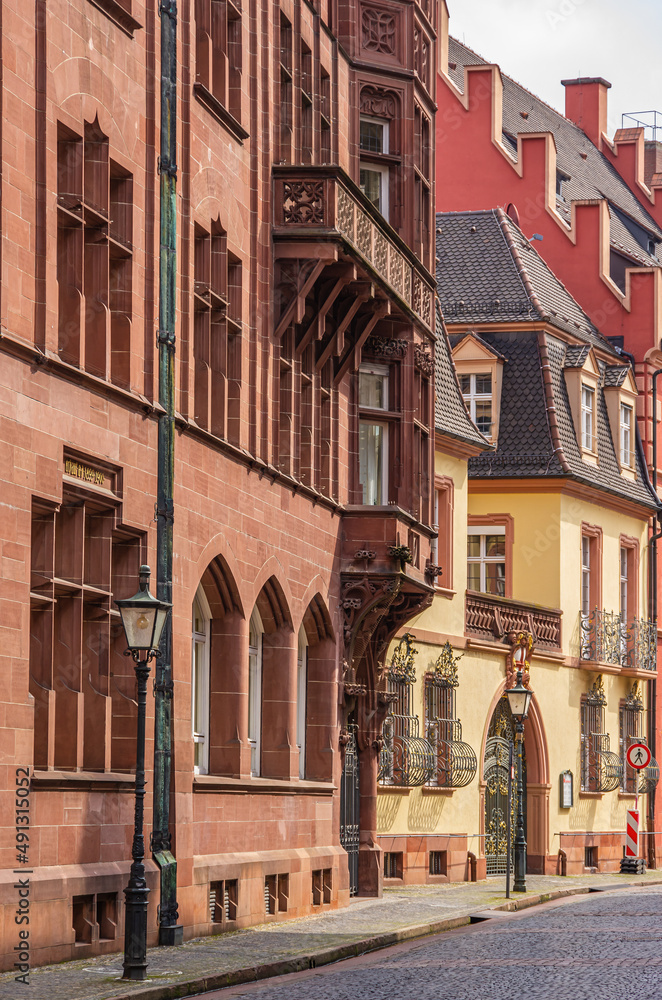 Historische Architektur, Freiburg, Deutschland