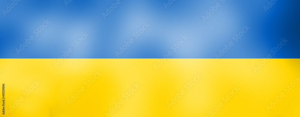 Flag of independent Ukraine. Yellow and blue background Flag of independent Ukraine. Yellow and blue background