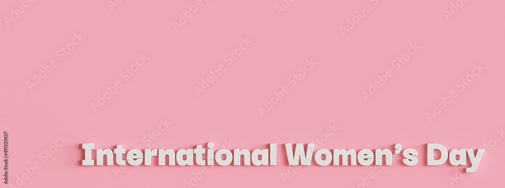International women's day, 8 march women's background, 3D illustration. International women's day, 8 march women's background, 3D illustration.