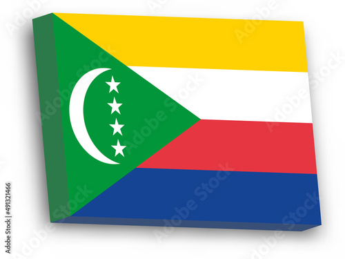 Free Download 3D vector flag of Comoros - GFXLoad