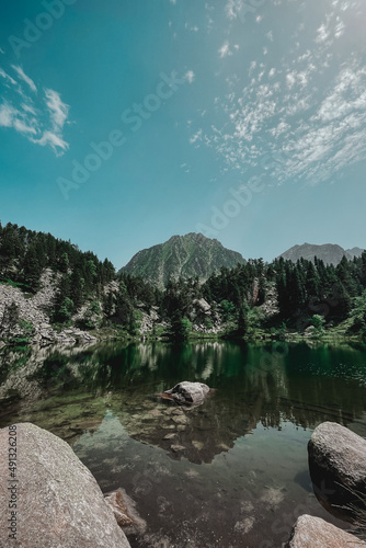 lake in the mountains