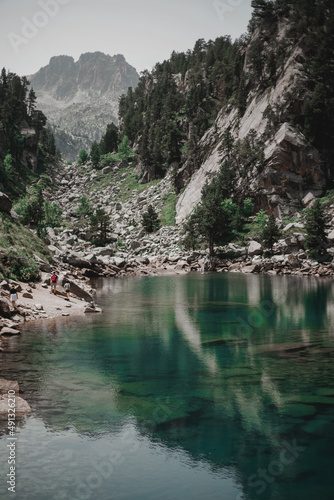 lake in the mountains