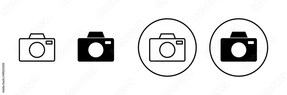 Camera icons set. photo camera sign and symbol. photography icon. Camera icons set. photo camera sign and symbol. photography icon.