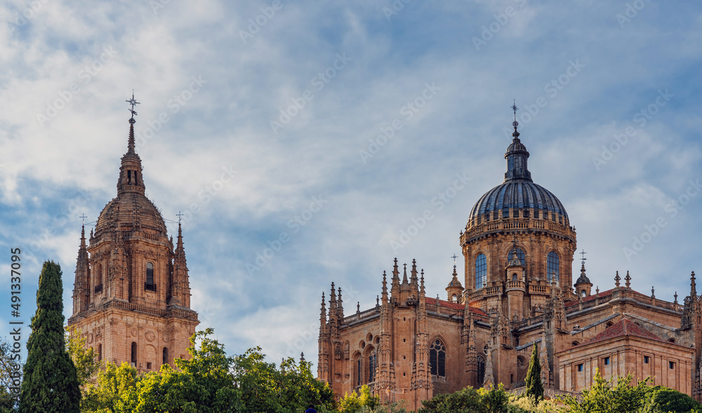 dome of the Salamanca cathedral in Spain.