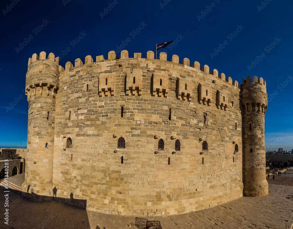 Citadel of Qaitbay (Fort of Qaitbey) in Alexandria, Egypt