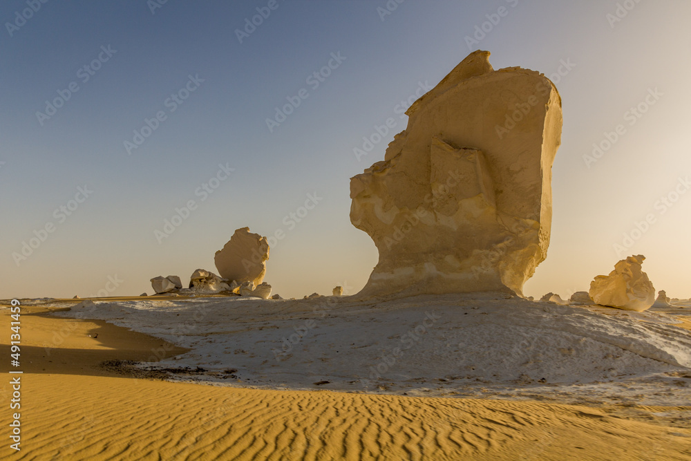 Rock formations of the White Desert, Egypt