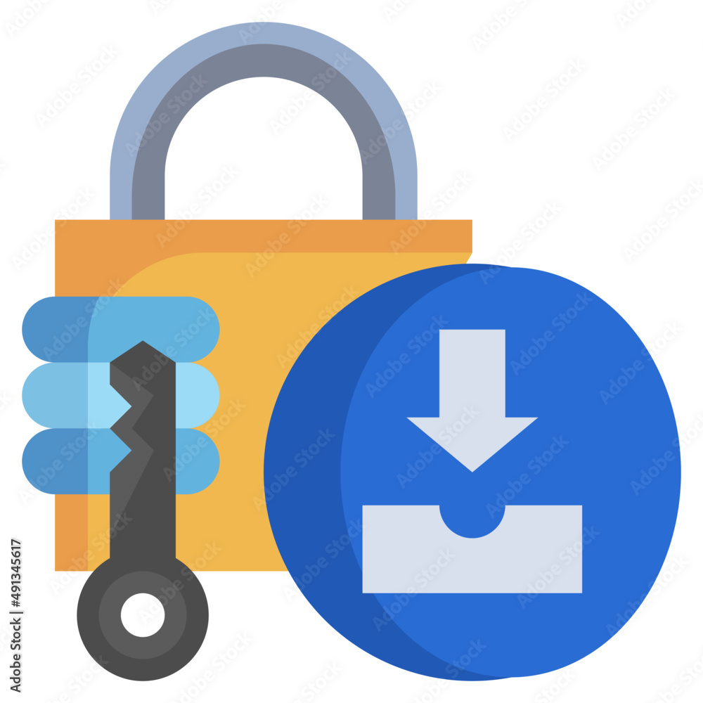 Fototapeta premium INBOX flat icon