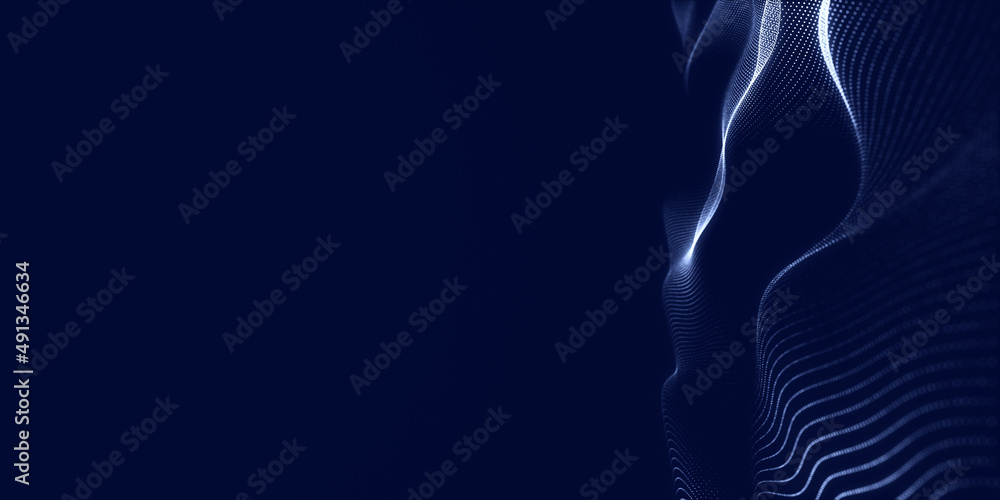 Abstract colorful digital particles wave with bokeh and light background, 3d render wave line dot background, line wave light glowing effect particular background, landing page Abstract colorful digital particles wave with bokeh and light background, 3d render wave line dot background, line wave light glowing effect particular background, landing page