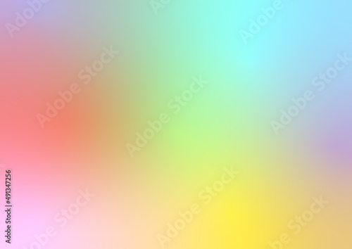 Freeform Gradient abstract background. Vector blurred rainbow design for presentation backdrop.
 photo
