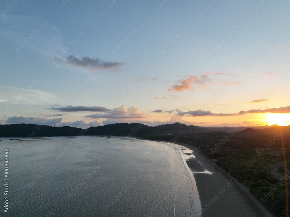 Sunset over the Oceacn in Costa Rica