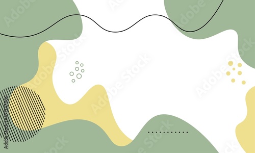 Pastel Abstract Shapes Background