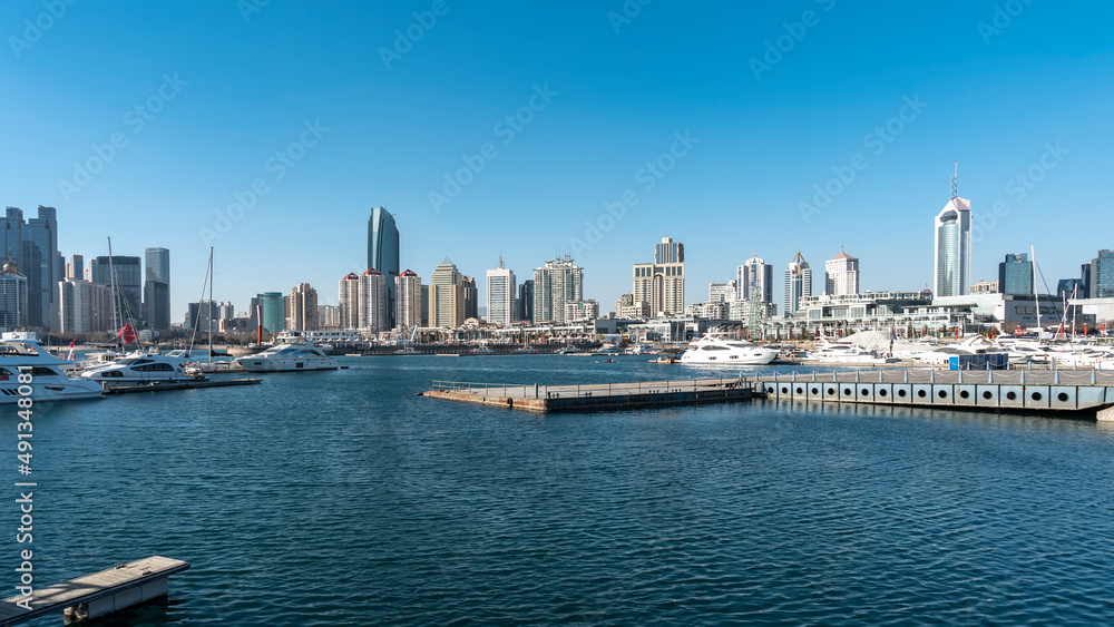 Qingdao Coastline Olympic Sailing Center Scenery