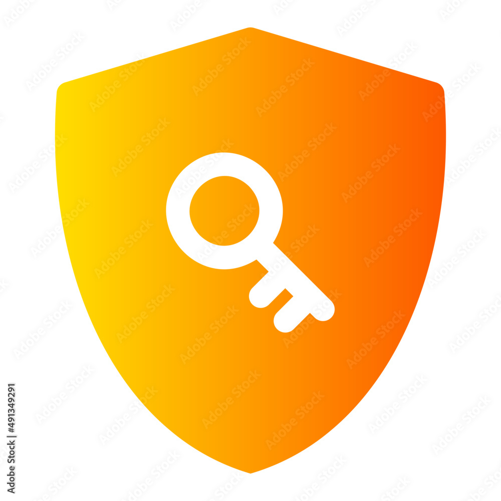 key gradient icon