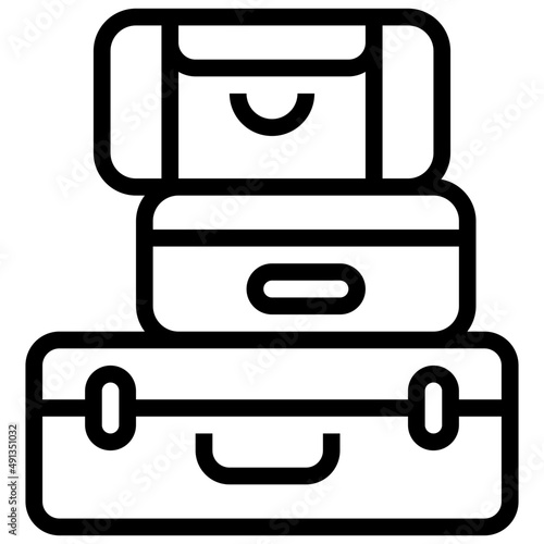 LUGGAGE line icon