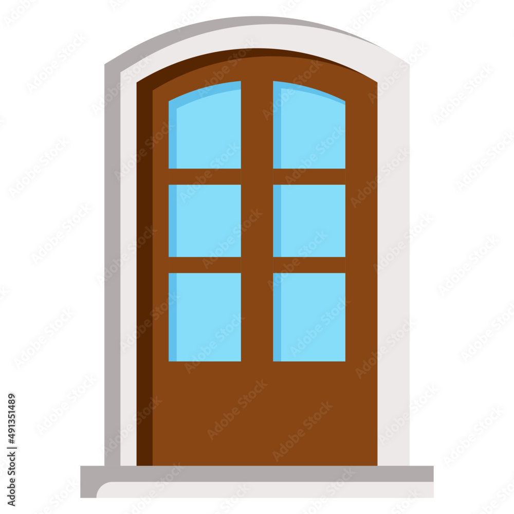 Obraz premium DOOR 23 flat icon
