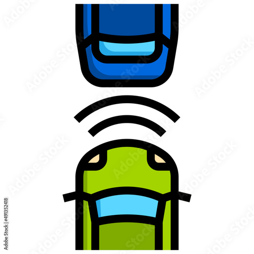 COLLISION AVOIDANCE Filled Outline