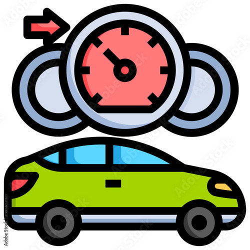 CRUISE CONTROL Filled Outline