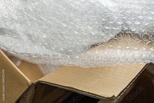 Bubble Packaging Wrap in a box