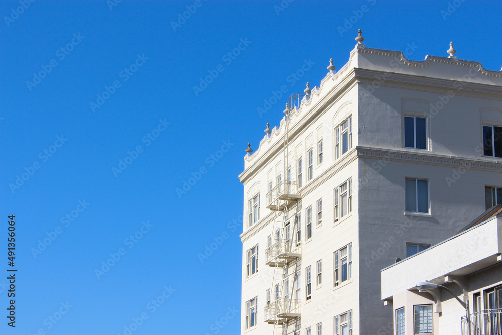 Fototapeta premium Old minimal architecture building