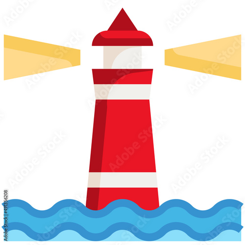 LIGHTHOUSE 14 flat icon