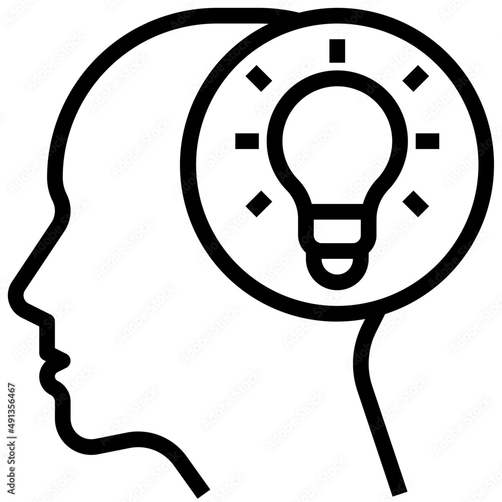 CREATIVE THINKING line icon