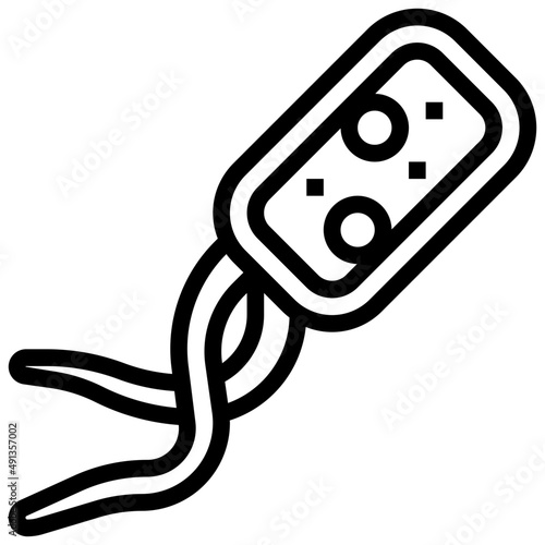 HELICOBACTER PYLORI line icon