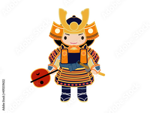 若武者のイラスト