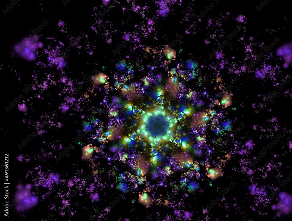 Imaginatory fractal abstract background Image Imaginatory fractal abstract background Image