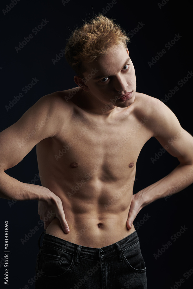 Fototapeta premium posing with negative emotions