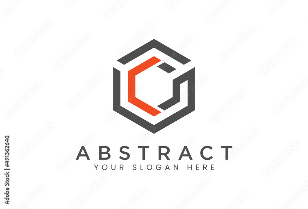 hexagonal letter c logo Stock Vector | Adobe Stock