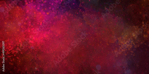 Abstract background with space for text Abstract colorful background with paint adn Nebula an interstellar cloud of star dust. Starry deep outer space. Digital painted abstract design.