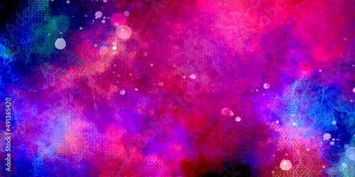 abstract background Dark pink abstract watercolor background with blots and splash with paper texture. Dark pink paper texture water color painted illustration. Abstract background with watercolor.
