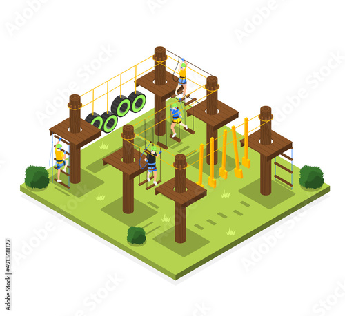 Extreme Entertainment Isometric Composition