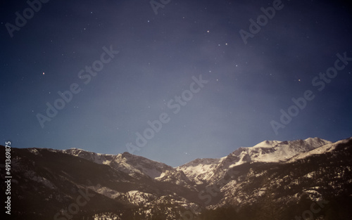 stars in the mountains