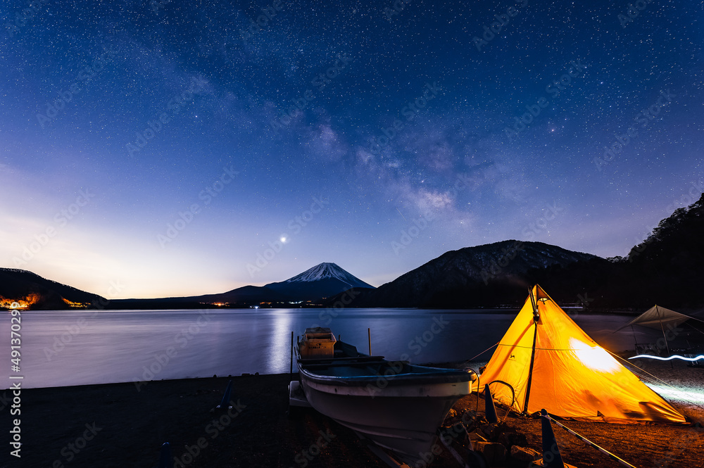 浩庵キャンプ場での夜の美しい天の川の思い出