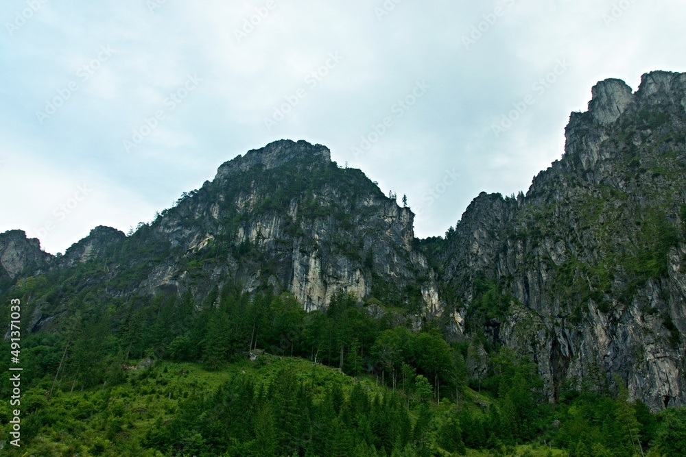 Austrian Alps - view of the mountains in the Totes Gebirge near Windischgarsten