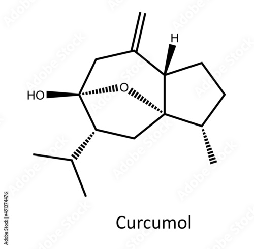 Curcumol, a bioactive sesquiterpenoid, has been isolated from numerous plants of family Zingiberaceae. photo