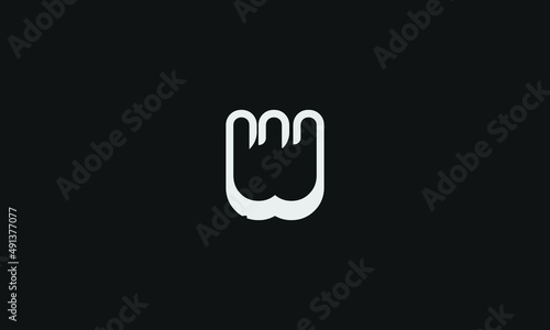 Alphabet letter icon logo W